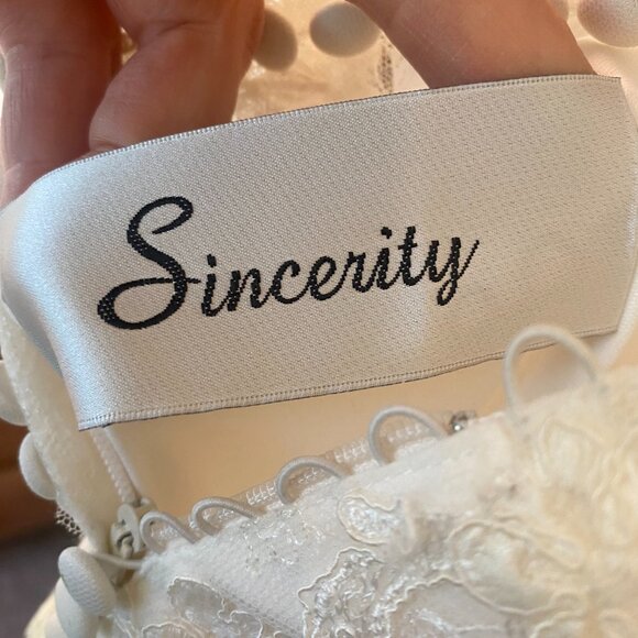 Sincerity Wedding Dress Tea Length - Picture 3 of 4
